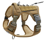 Reflective and breathable tactical harness for training service dogs size L