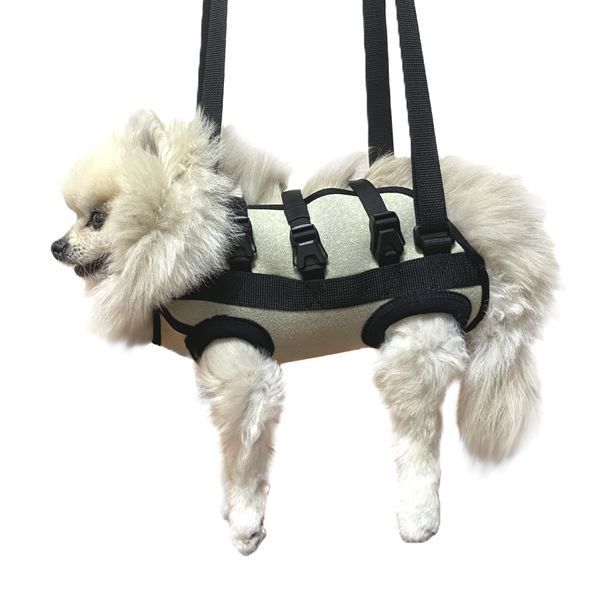 Pet Outdoor Sling Bag Okey Doggy, size XXS Black