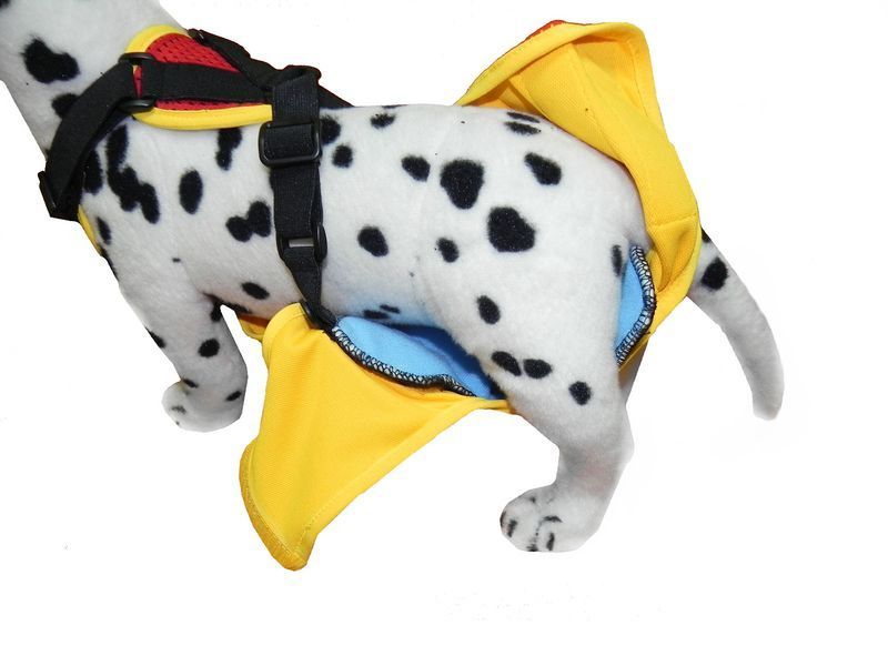 Frakishtak Urological Pants for Animals with Absorbent Insert Gray XS